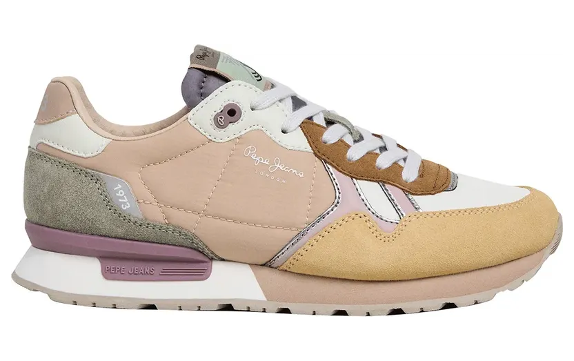 Pepe Jeans PèPè sneaker Beige / Bruin / Honing / Groen (PLS400021-088)