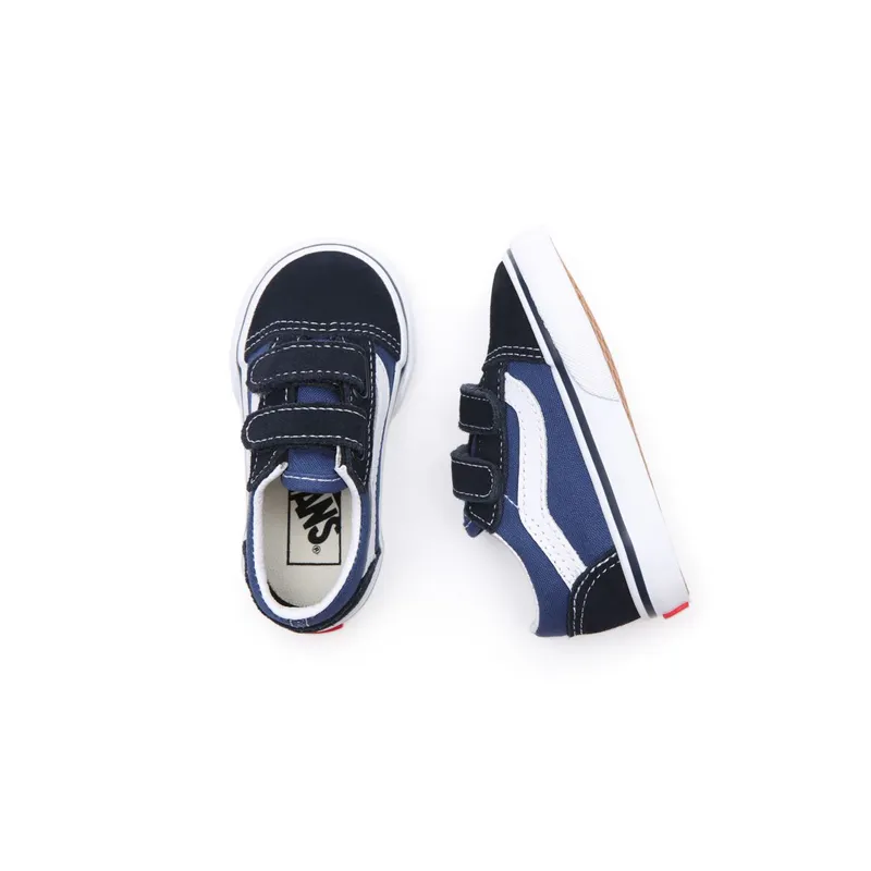 Vans Baby Navy & Blue Old Skool V Sneakers (VN000D3YNVY1)