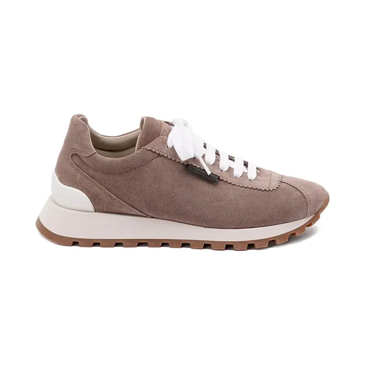 Brunello Cucinelli aus Wildleder “Brown” (MZSFG2110C2659)