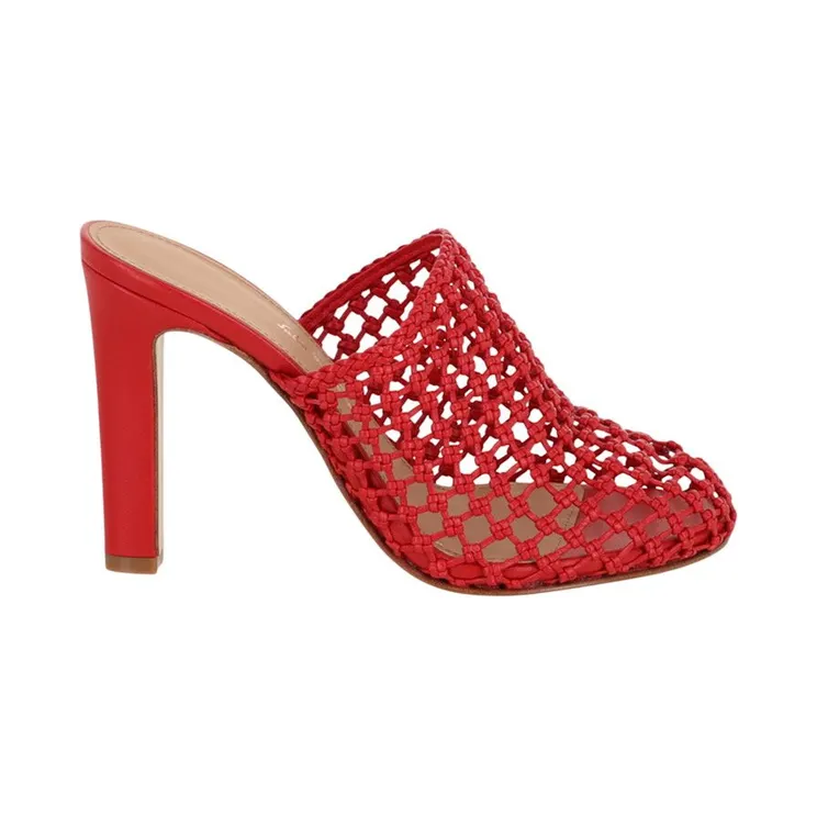 Ferragamo Ellas X5 Caged Mules Red (01D439-752572-1C)