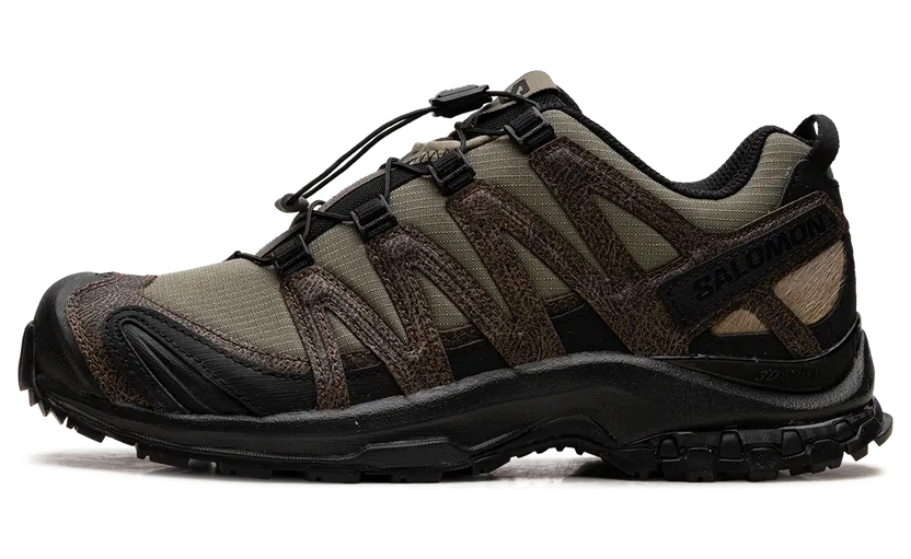 Salomon XA Pro 3D Distressed Leather “Dark Earth Black” (L47797-400)