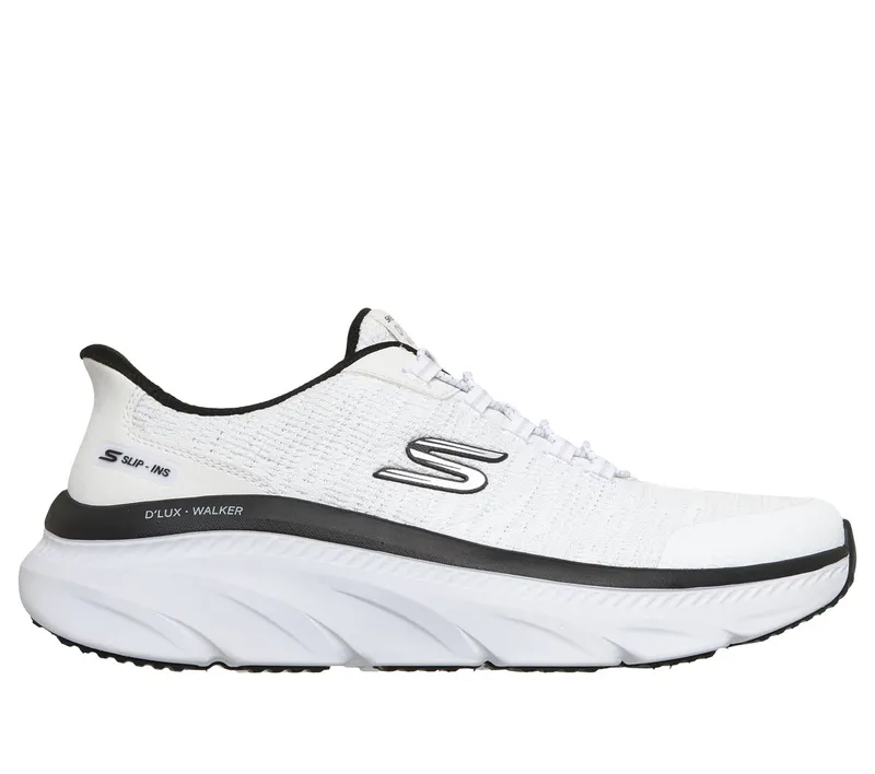 Skechers Slip-ins Relaxed Fit: D’Lux Walker 3.0 – Drevven Sneaker White/Black