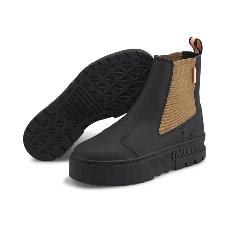 Puma Mayze Pop Chelsea wandelschoen Black (384549-03)