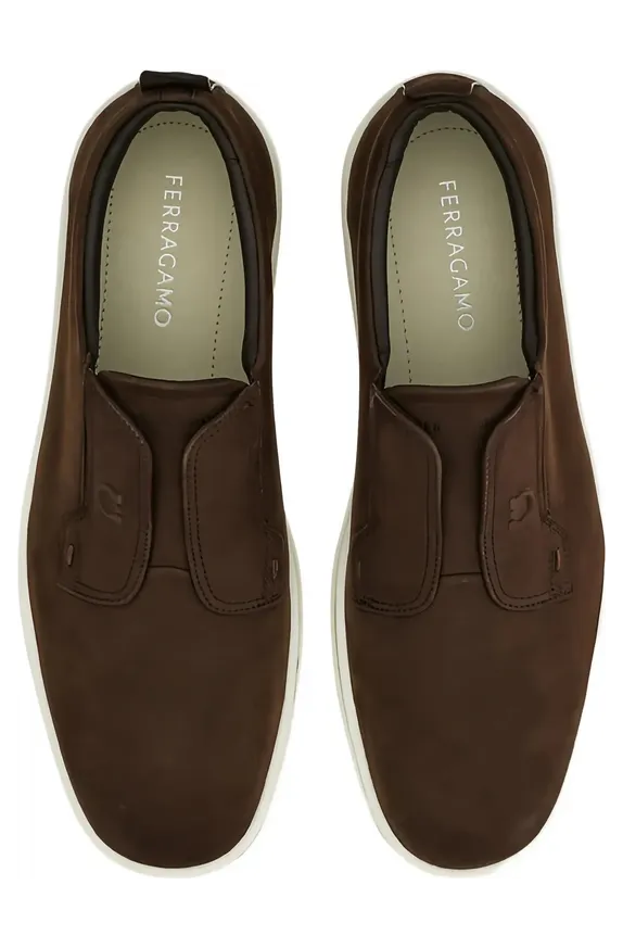 Ferragamo Derby Slip-on “Brown” (02A000 0793218 M LIBAR) (2)