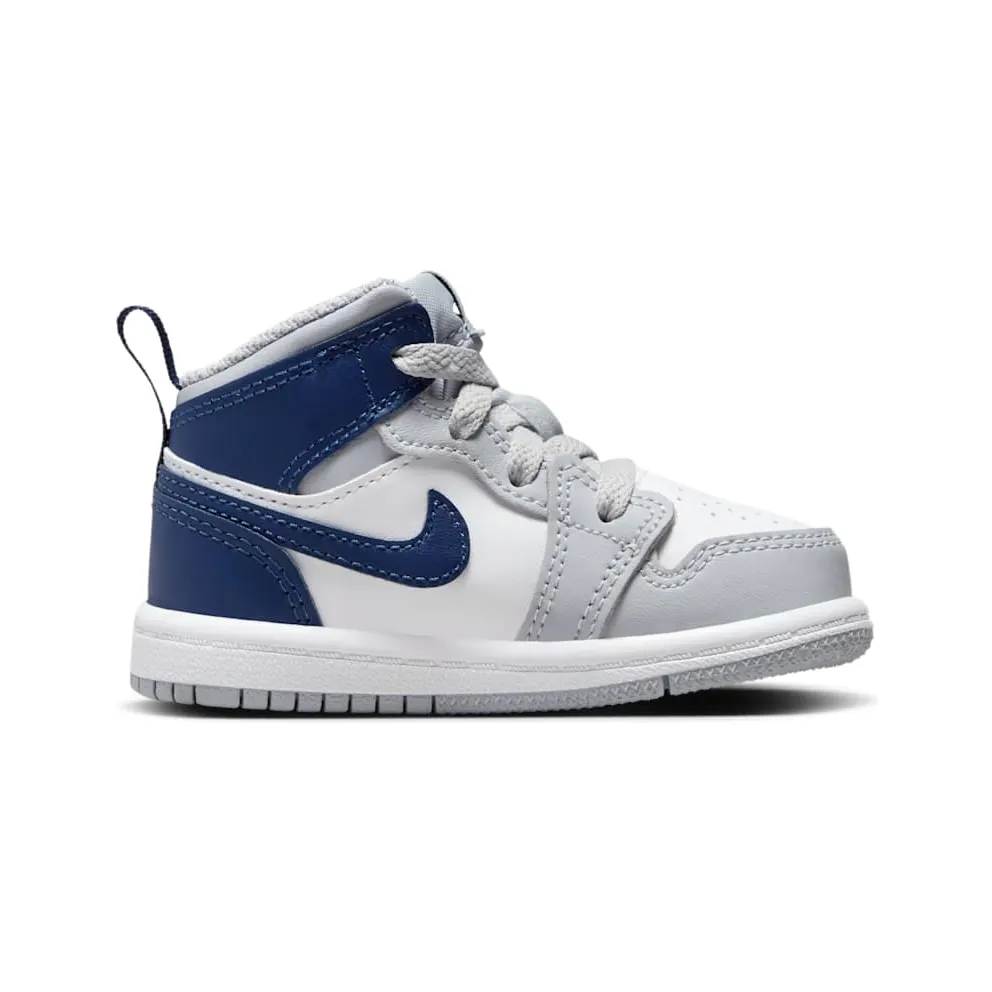 Jordan 1 Mid TD “Wolf Grey Midnight Navy” (DQ8425-104)