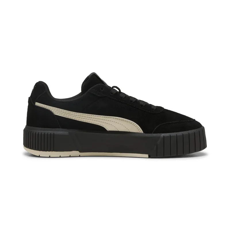 Puma Carina Mia Suede “Puma Black / Alpine Snow” (402638_05)