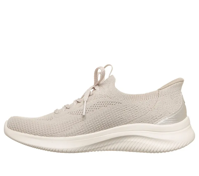 Skechers Slip-ins: Ultra Flex 4.0 Sneaker Natuurlijk