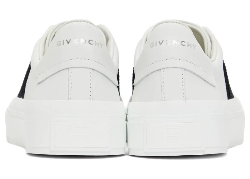 Givenchy White & Black City Court Slip-On Sneaker (BE0029E1BC116) (4)