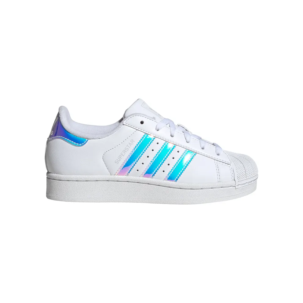 adidas Superstar II White Iridescent Stripes