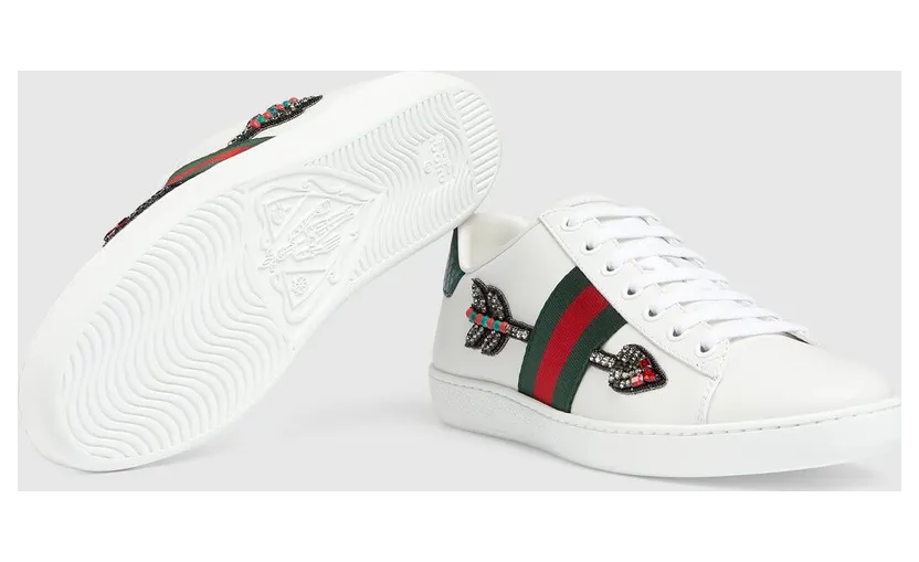 Gucci Ace Embroidered Arrow (454551 02JP0 9064) (6)