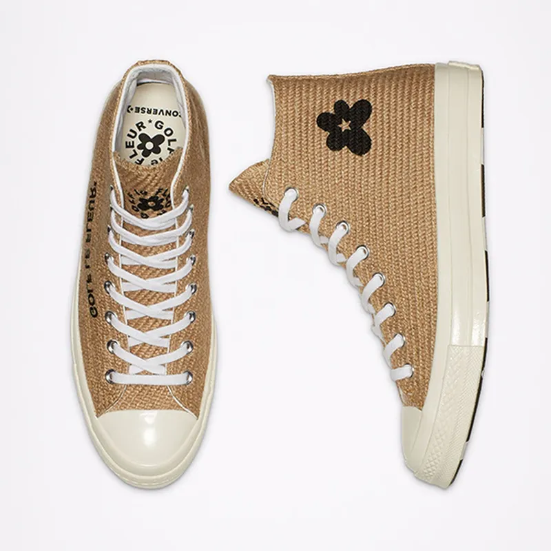 Converse Chuck Taylor All-Star 70s Hi Golf Le Fleur Burlap Curry/Egret-Black (163168C)