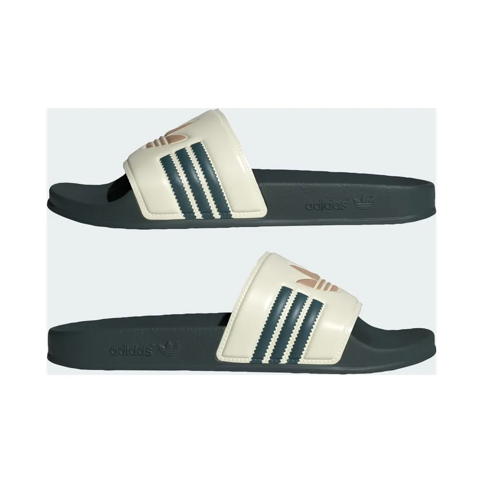 Adidas adilette Slides Cream White / Mineral Green / Warm Sandstone (JH7764)
