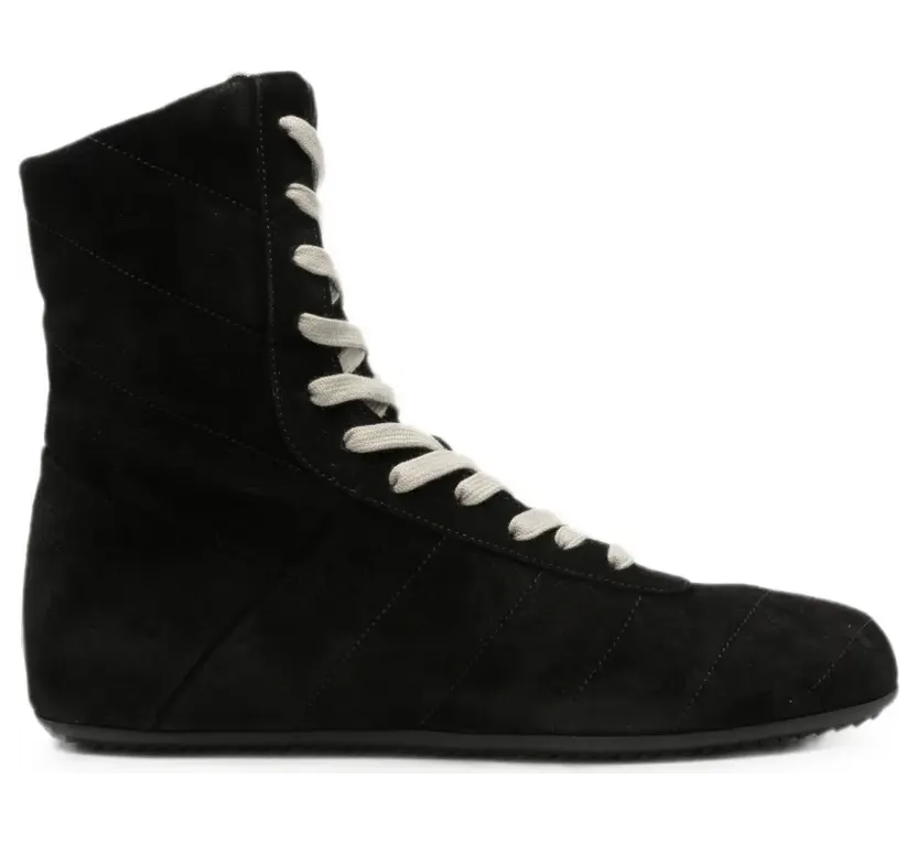 Rick Owens Minimal High Sneaks Sneakers – Schwarz (RU02F4879LVSQ1)