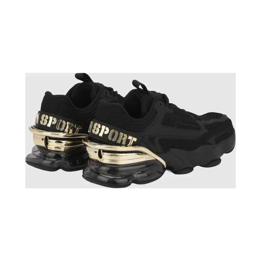 Plein Sport Runner PS Thunder Mix Low-Top Mesh with Notched Sole Black 1 (SAESUSC0750STE003N0293)