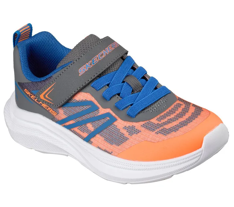 Skechers Microspec Velocity Sneaker Orange/Houtskool