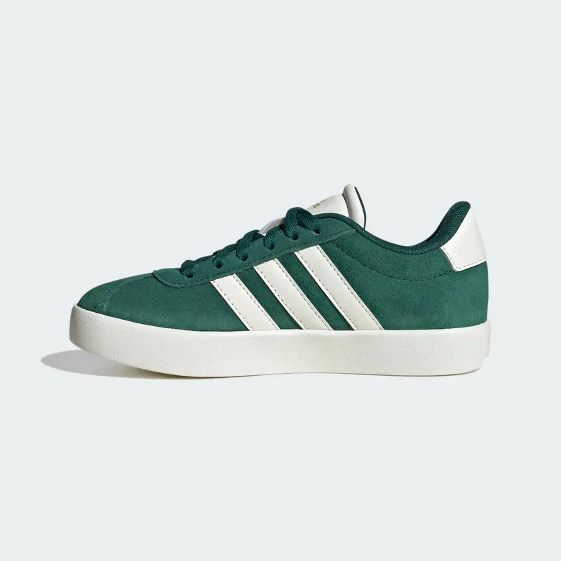 adidas VL Court 3.0 Kids Collegiate Green / Off White / Gold Metallic (ID6309)