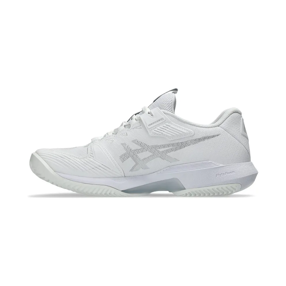 ASICS SOLUTION SPEED FF 4 CLAY “White / Pure Silver” (1042A305-101)