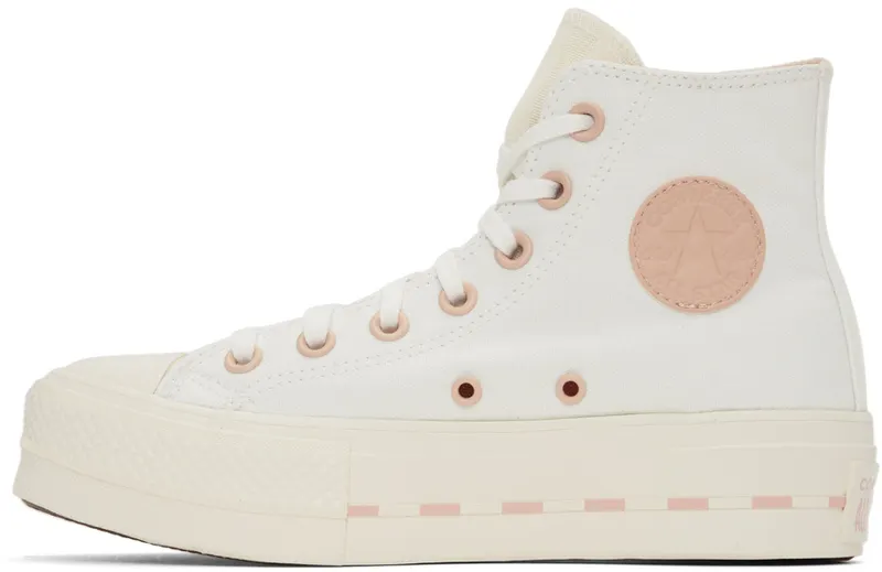 Converse Chuck Taylor All Star ’70 Lift Hi White / Egret / Pink Clay (572709C)