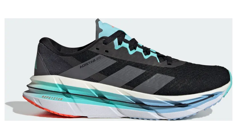 Adidas Adistar Byd Hardloopschoenen Core Black / Iron Metallic / Flash Aqua (JI1225)