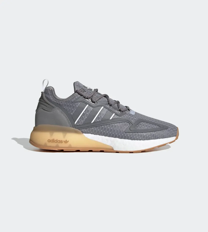 adidas ZX 2K Boost Grey Three / Cloud White / Gum (G58083)