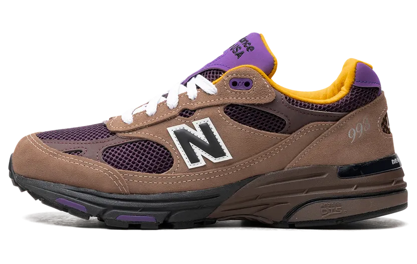 New Balance 993 “Made in USA – Mushroom / Midnight Violet” (U993MU)
