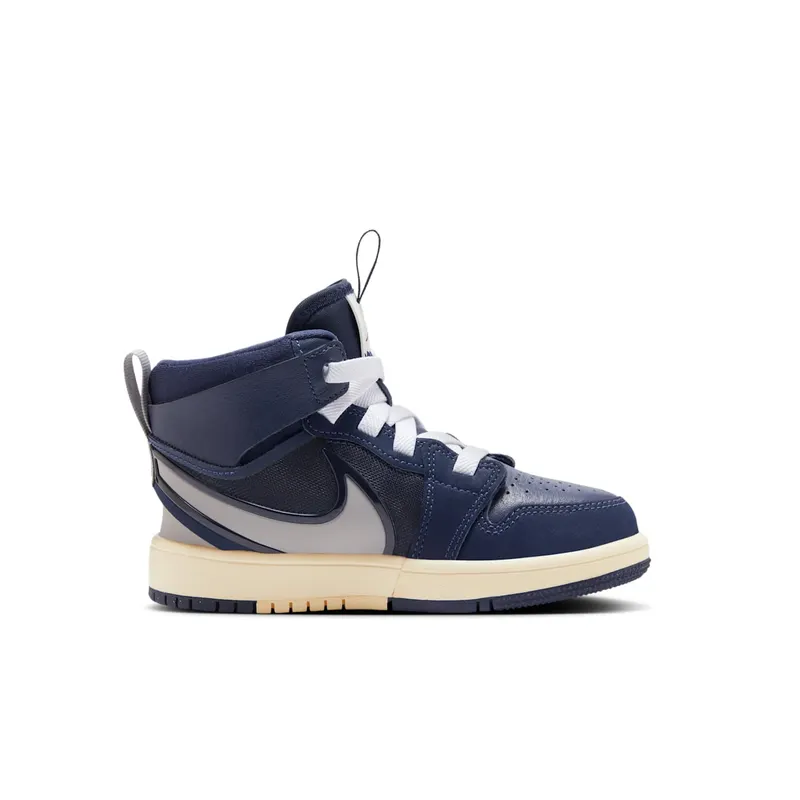 Jordan 1 Mid RM EasyOn Midnight Navy Varsity Red Muslin Atmosphere Grey (FQ1282-400)