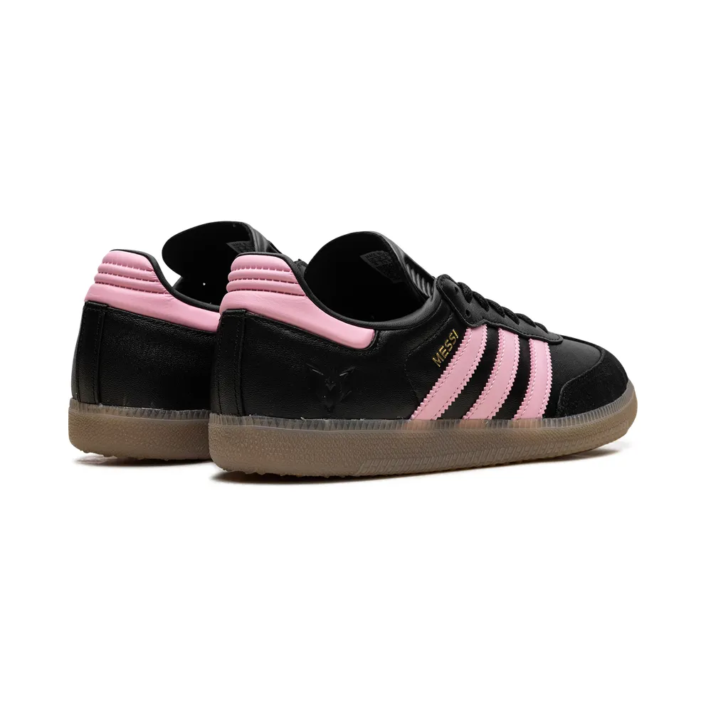 Adidas Samba Messi Indoor “Core Black / Gold Metallic / Gum” (JP7845)