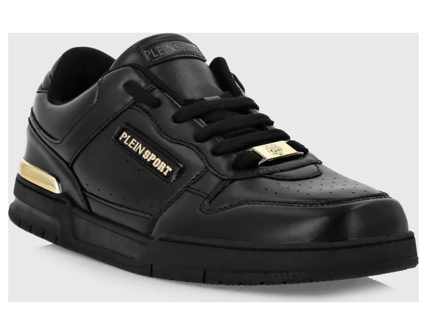 Plein Sport Viper II Leather Sneakers Black 1 (FAESUSC0794SLE004N0294)