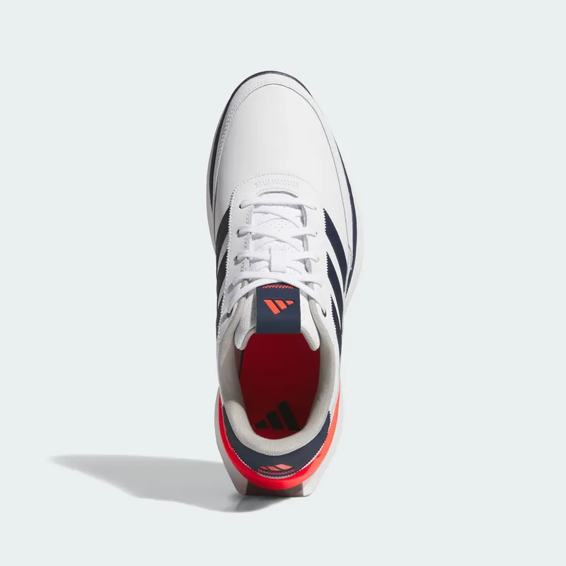 adidas S2G 24 Leather Spikeless Golf Cloud White Collegiate Navy Lucid Red (IH8523)