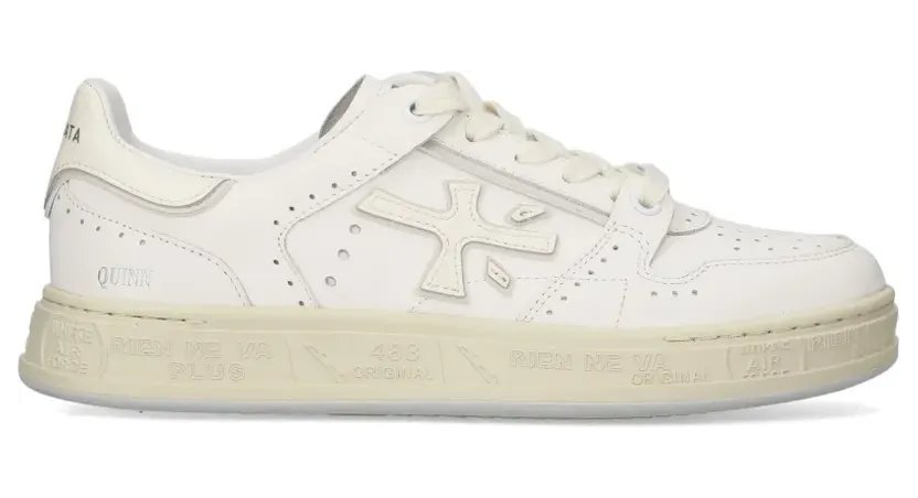 Premiata Quinn met geperforeerde details “White” (QUINND8215)