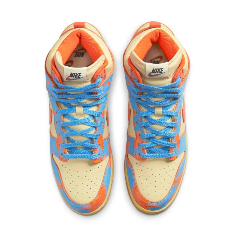 Nike Dunk High 1985 Orange Acid Wash – “Orange / Blue” (DD9404-800)