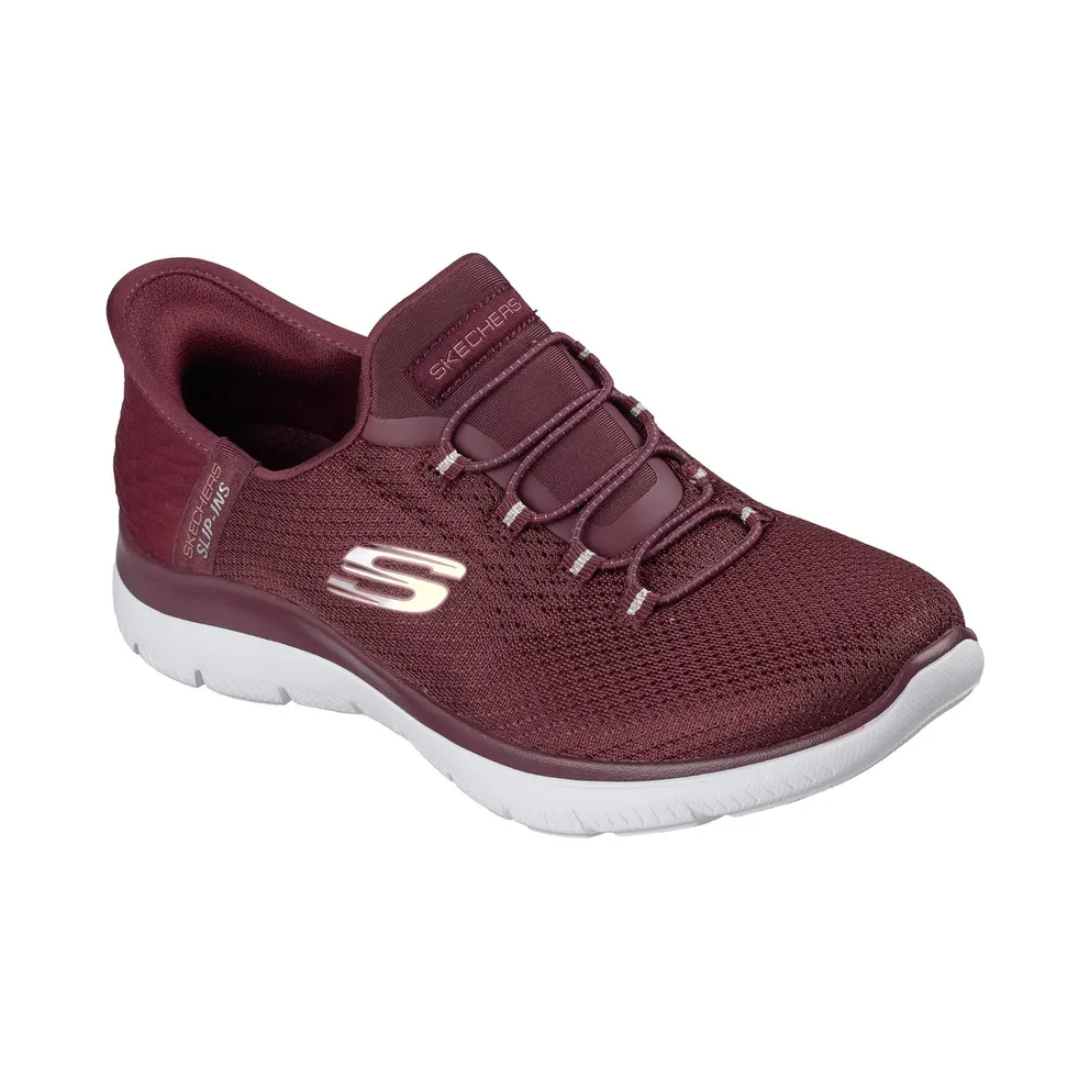 Skechers Slip-ins: Summits – Diamond Dream Sneaker Bordeauxrood