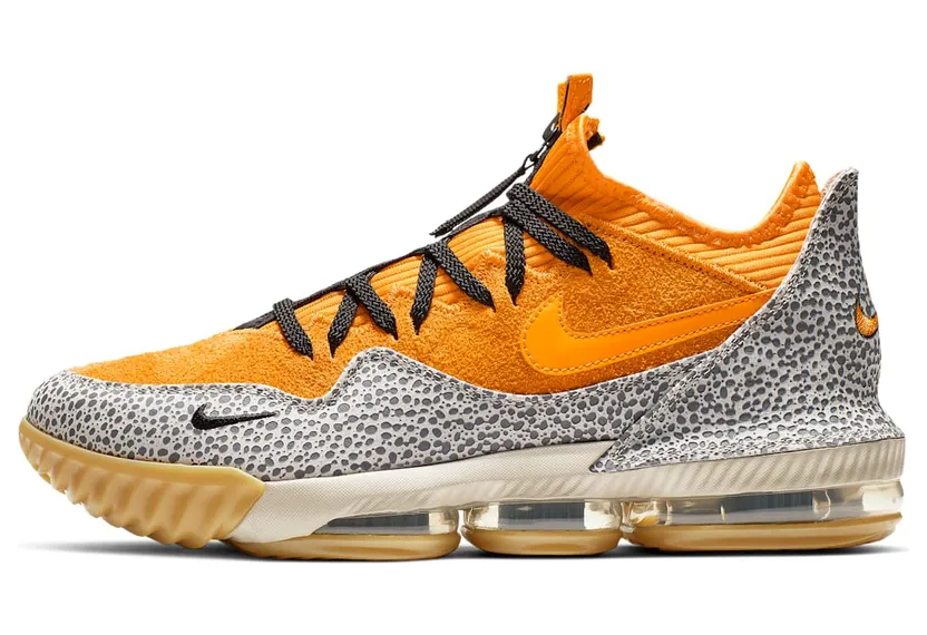 Nike x atmos LeBron XVI 16 Low AC ‘Safari’ (2019) (CD9471-800)
