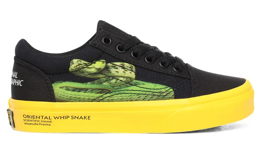 VANS Vans X National Geographic Old Skool Kinderschoenen (Zwart)
