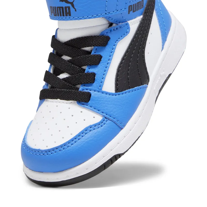Puma Rebound V6 Mid “Puma White / Puma Black / Racing Blue” (396542_06)