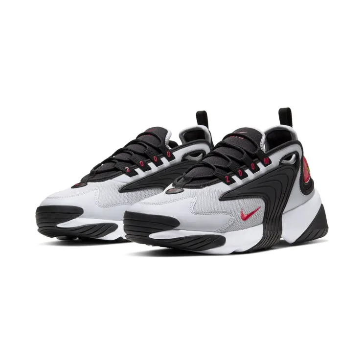 Nike Zoom 2K ‘Grey Fog’ “Black / Grey Fog / White / Track Red” (AO0269-010)