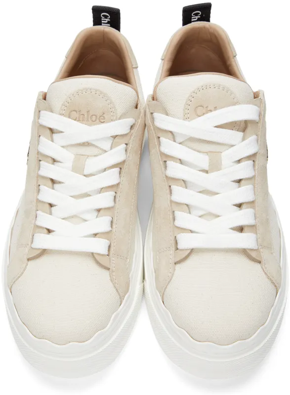 Chloé Black Canvas Lauren Sneakers (CHC21U108Q7)