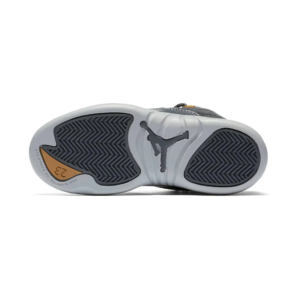 Jordan 12 Retro Dark Grey (PS) Dark Grey/Dark Grey-Wolf Grey (151186-005)