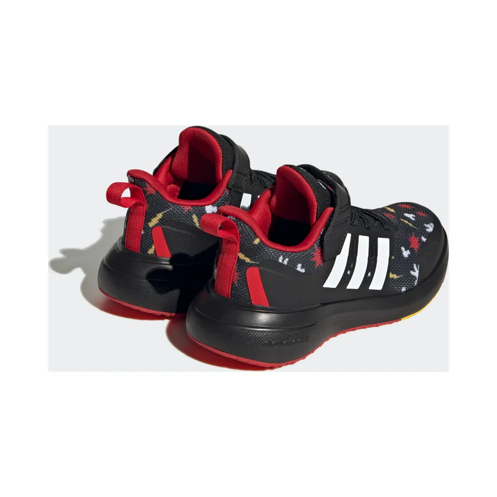 Adidas adidas x Disney FortaRun 2.0 Mickey Cloudfoam Sport Running Elastic Lace Top Strap Core Black / Bold Gold / Better Scarlet (HP8997)
