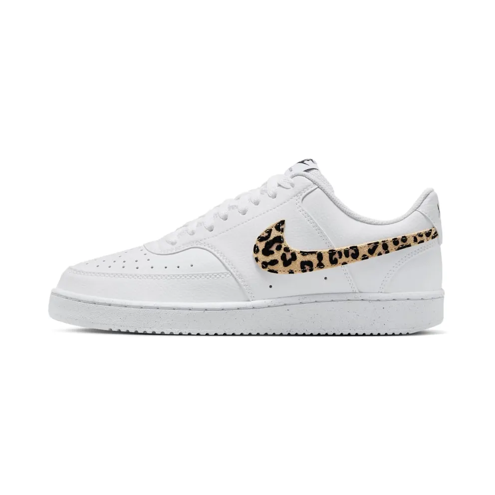 Nike Court Vision Low SE White Leopard Swoosh (IM7646-100)