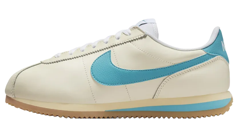 Nike Cortez “Coconut Milk Gum Yellow Pale Vanilla Teal Nebula” (HF4268-113)