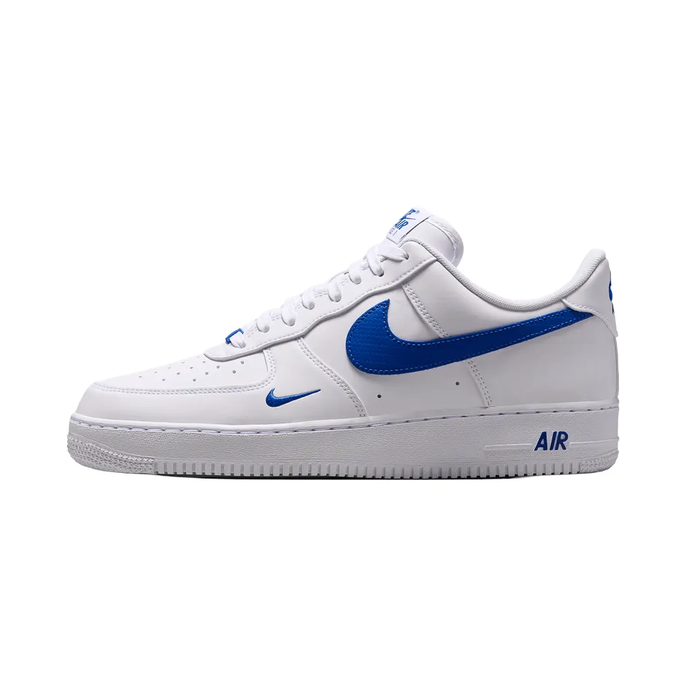 Nike Air Force 1 Low ’07 “Carbon Fiber Swoosh White Game Royal” (IV5732-100)