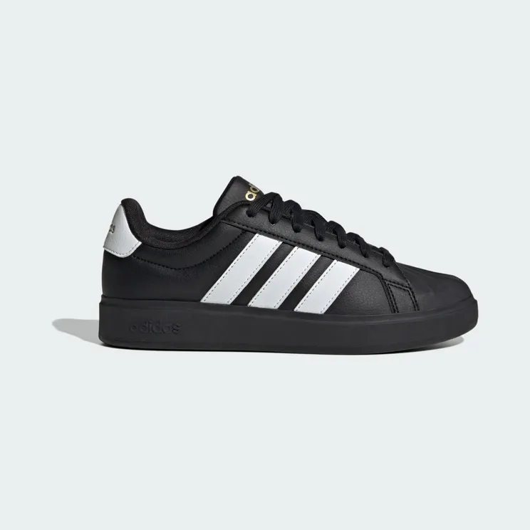 adidas Streettalk “Core Black / Cloud White / Gold Metallic” (JR4700)