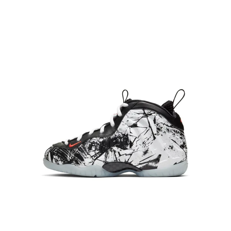 Nike Air Foamposite One Shattered Backboard (PS) Black/White-Total Orange (723946-011)
