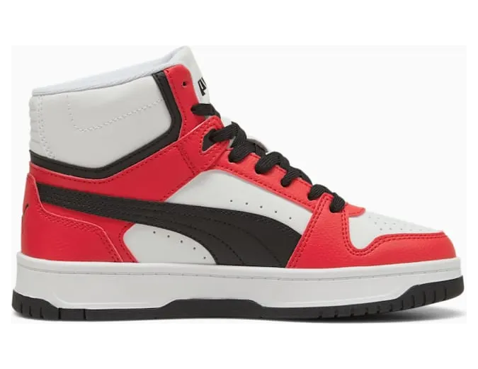 Puma Rebound Slam Mid Jr für Kinder, rot, Größe 38 EU / 5 Kids UK (408800-04)