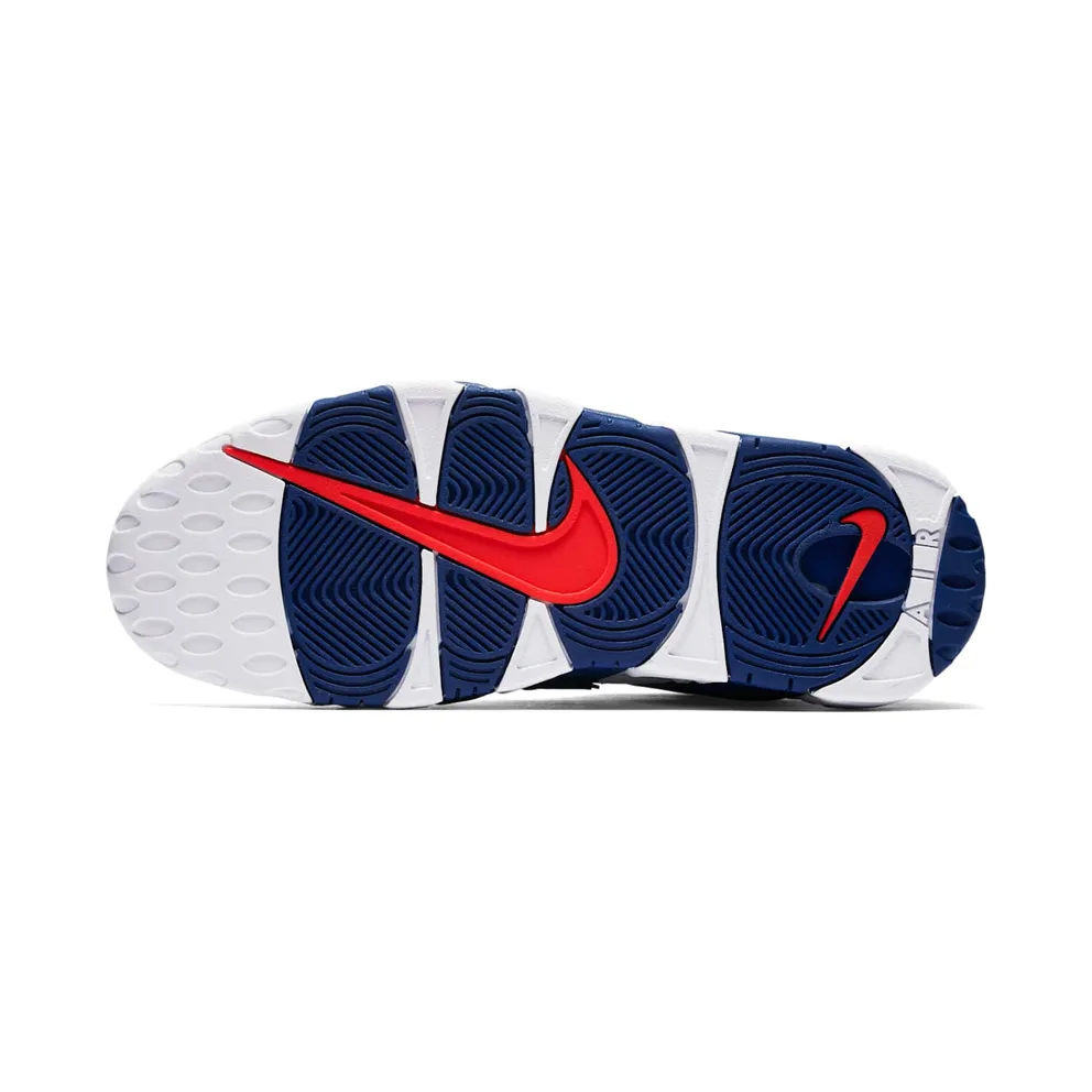 Nike Air More Uptempo Knicks White/Deep Royal Blue-Team Orange (921948-101)