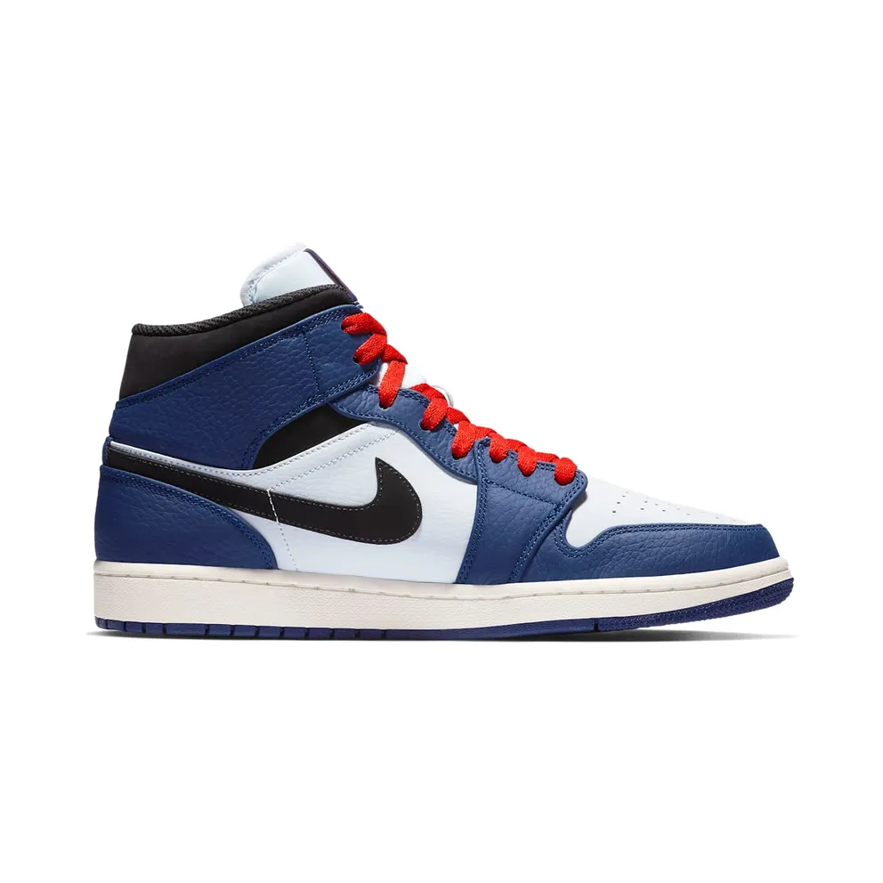 Air Jordan Nike AJ I 1 Mid Deep Royal Blue Black (852542-400)