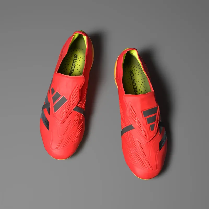 adidas Predator Elite Ft FG Solar Red Core Black Team Solar Yellow (IG1707)