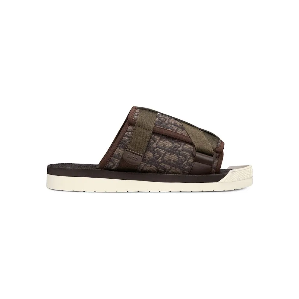 Dior Alpha Sandal Ebony Dior Oblique Jacquard (3SA081YXV_H767)