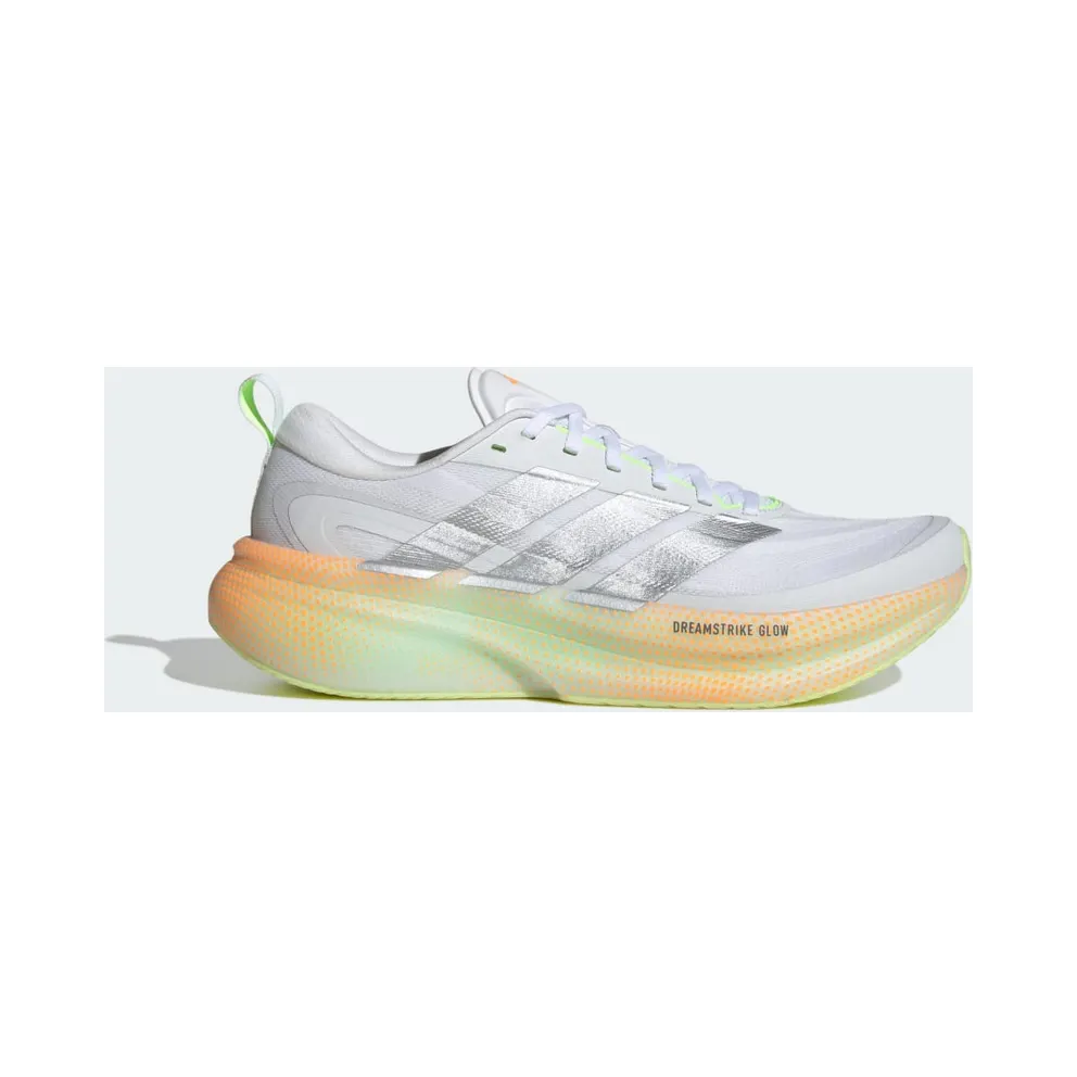 Adidas SUPERNOVA GLIDE Running Shoes Cloud White / Matte Silver / Signal Green (KJ4421)